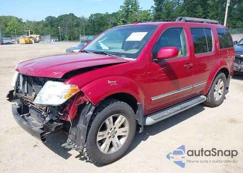 2008 Nissan Pathfinder Le z USA, uszkodzony, nr VIN 5N1AR18B78C639584